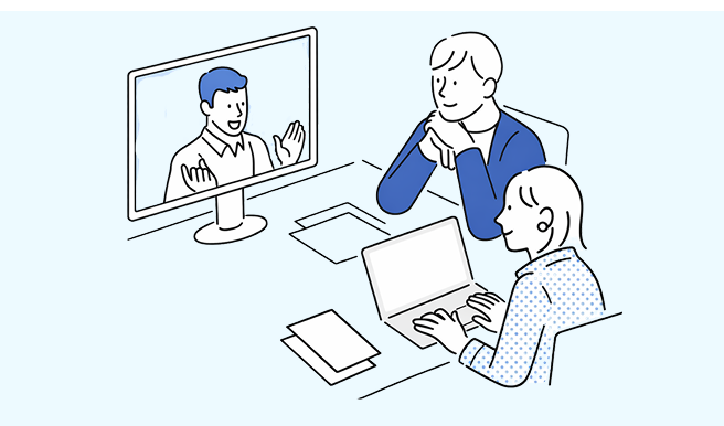 建設に詳しい専門家が対応